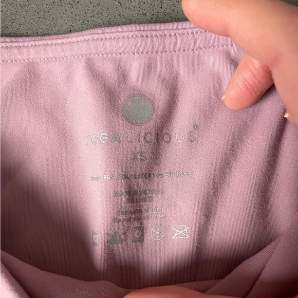 Yogalicious lilac pink sporty yoga leggings - Picture 3 of 7